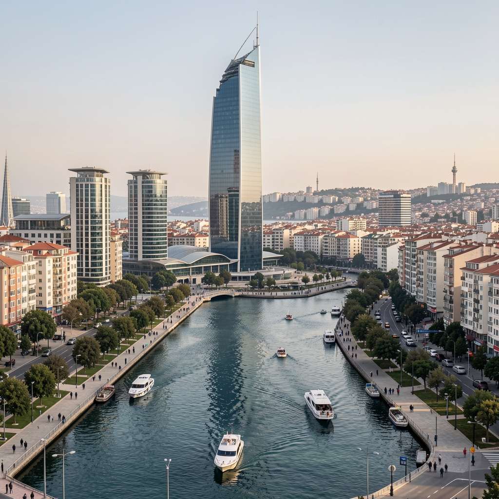 İstanbul Ataşehir'de Barbaros Mahallesi'ndeki Umbral ofisinin yakın çevresini gösteren sokak haritası ve konum işaretçisi